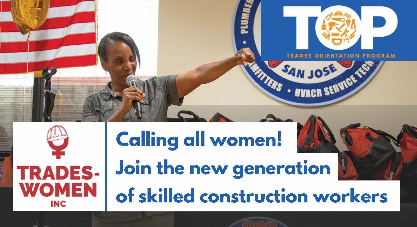 women speaking about women's trades occupations Program