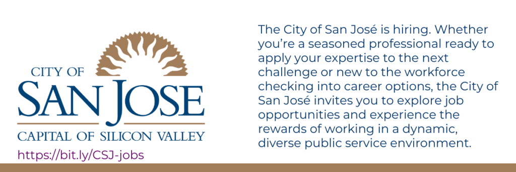 City of San José https://bit.ly/CSJ-jobs