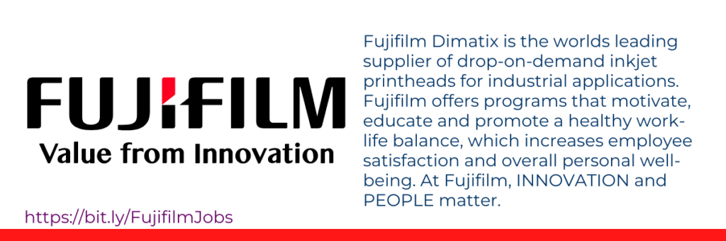 Fujifilm Dimatix https://bit.ly/FujifilmJobs