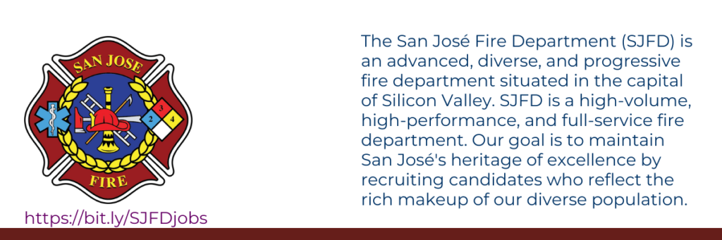 Sở cứu hỏa San José https://bit.ly/SJFDjobs